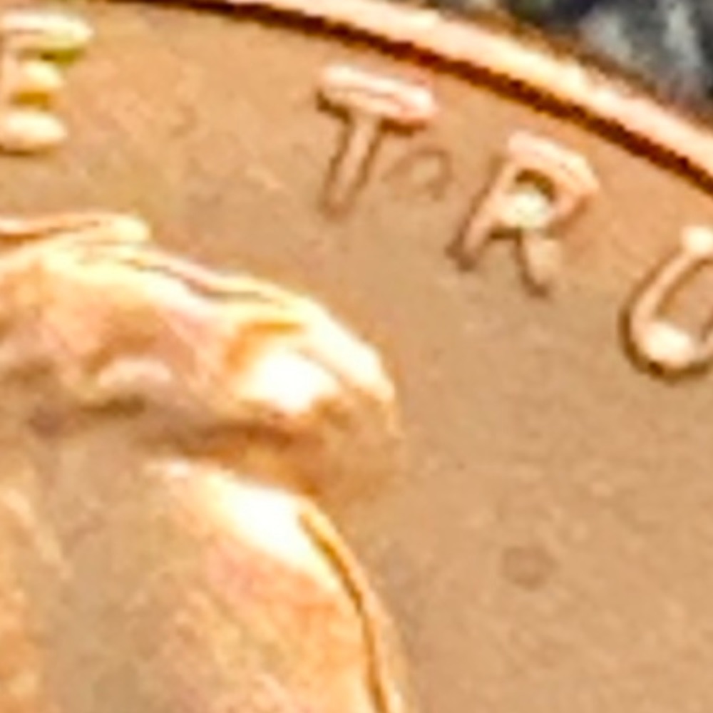 2021 fresh out of the role uncirculated penny with errors